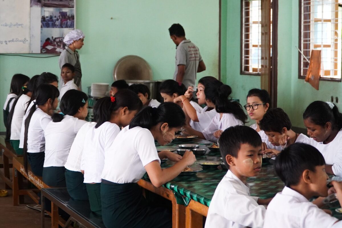 Donation At School for the Deaf - Tamwe